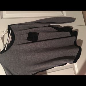 Women’s size xs loft black and grey show shirt